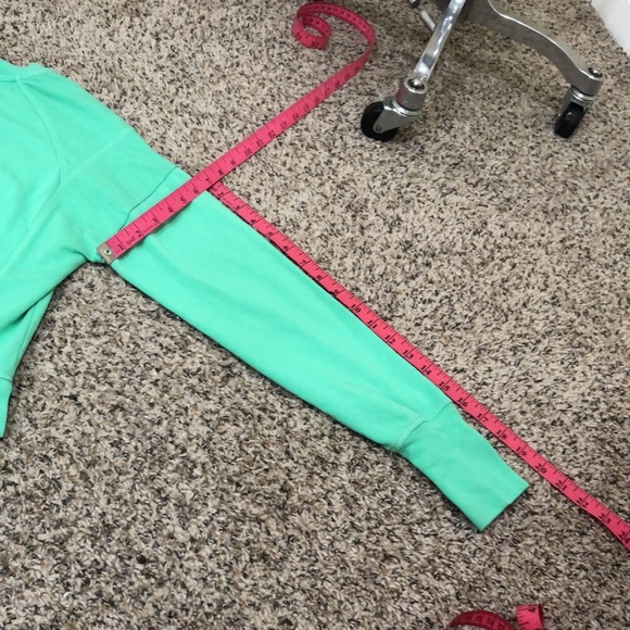 Sweaty Betty After Class Crop Sweatshirt Size Small Zest Green - Picture 9 of 9